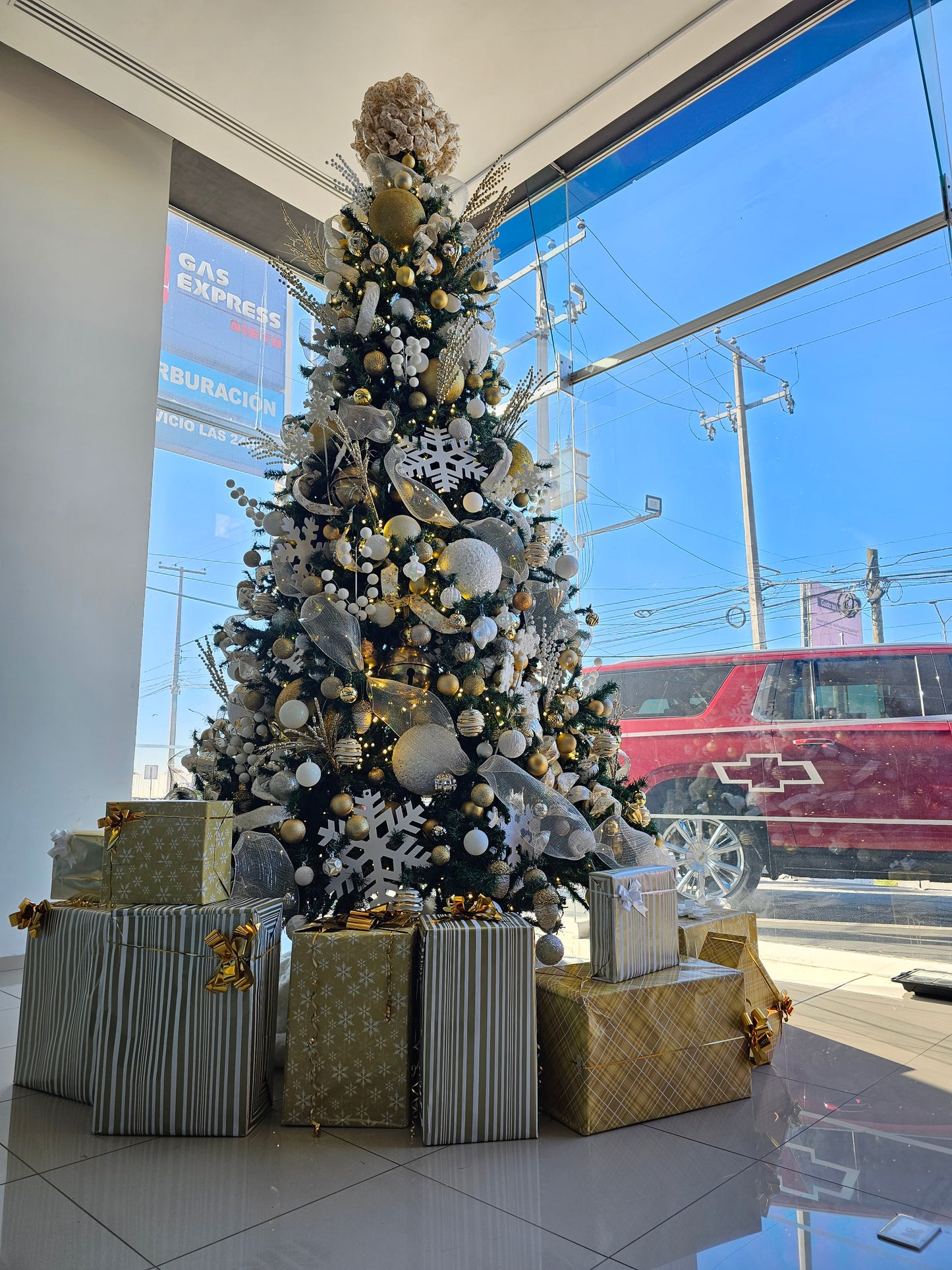 Árbol de navidad para empresa