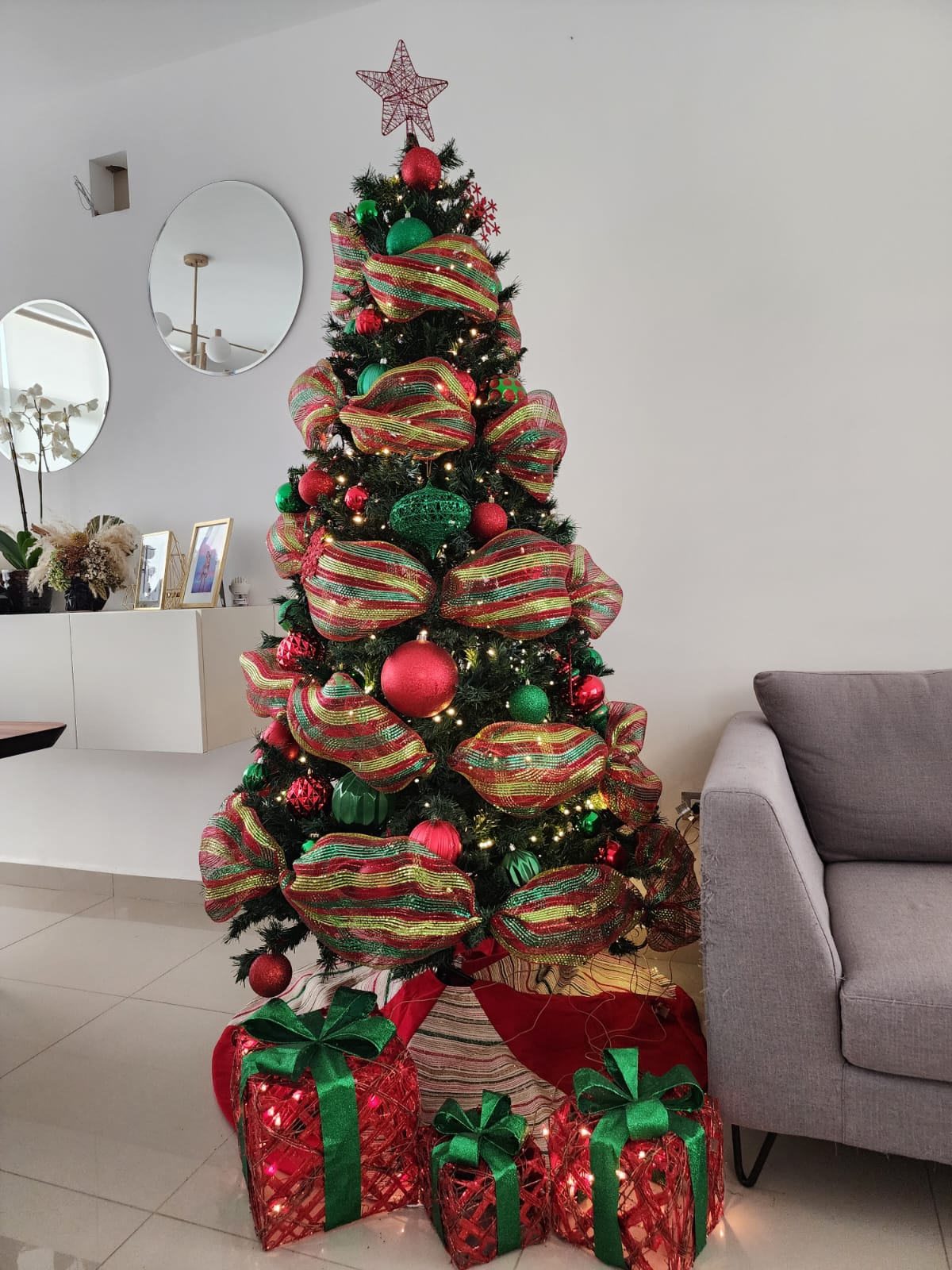 Árbol de navidad para casa 1.9 metros